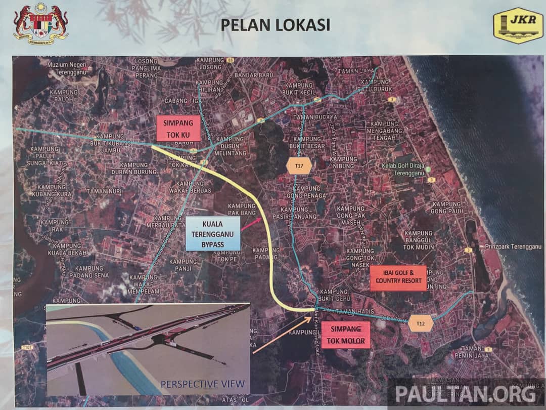 Projek jalan ‘shortcut’  Durian Burung ke Marang RM220 juta