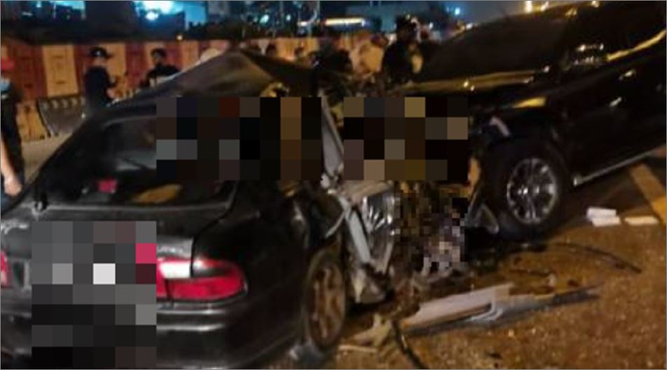 Dua maut pacuan empat roda lawan arus di Lebuhraya Persekutuan