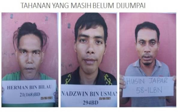 Dua PATI sanggup melarikan diri berenang ke laut