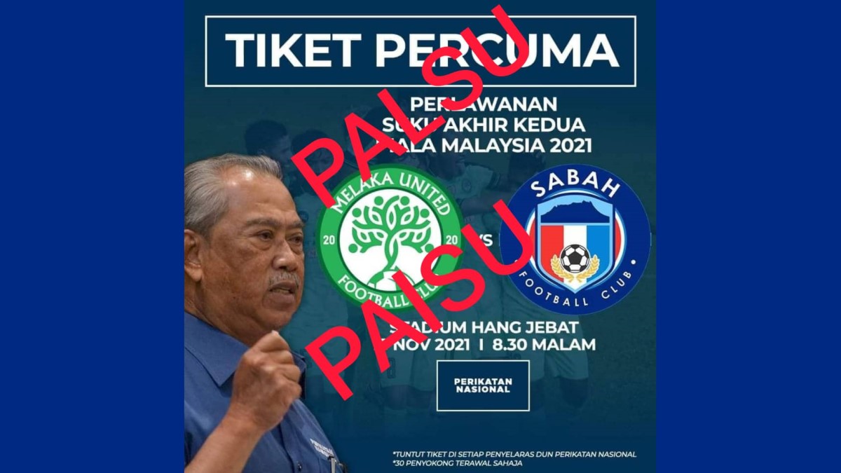 Tiket piala malaysia 2021