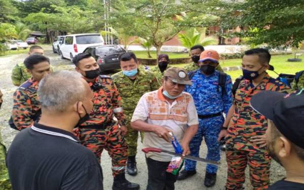 Warga emas sesat lebih 13 jam dalam hutan ditemukan selamat