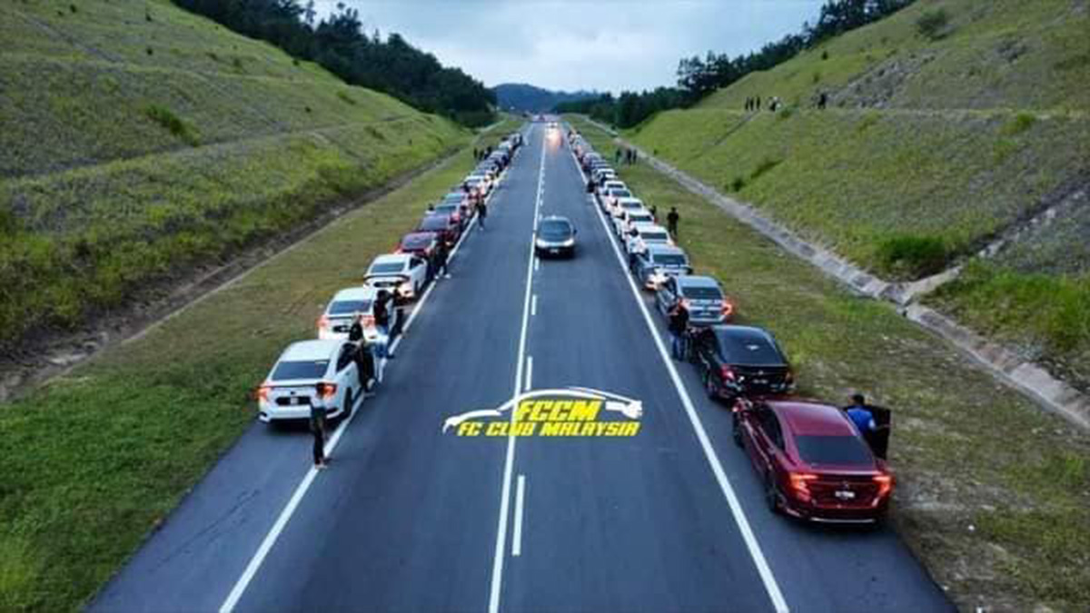 Saman kalau berhenti lorong kecemasan Jalan Temiang-Pantai