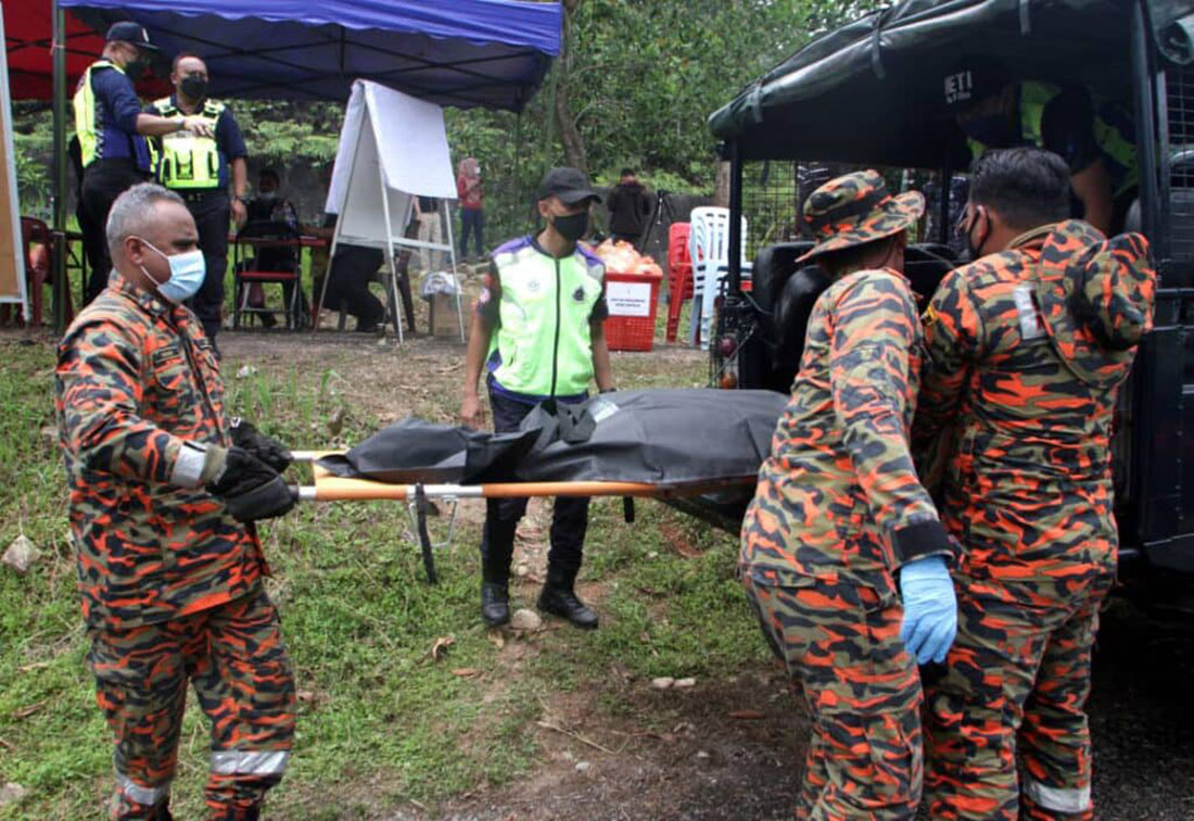 Anggota badan milik pendaki wanita yang hanyut ditemukan