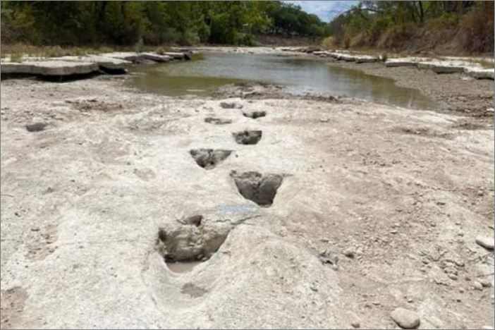 Cuaca kering melampau dorong penemuan jejak kaki dinosaur