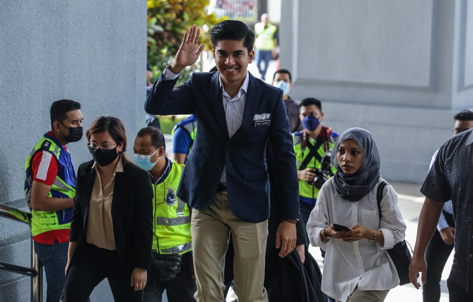 Syed Saddiq mula bela diri terhadap empat tuduhan jenayah hari ini