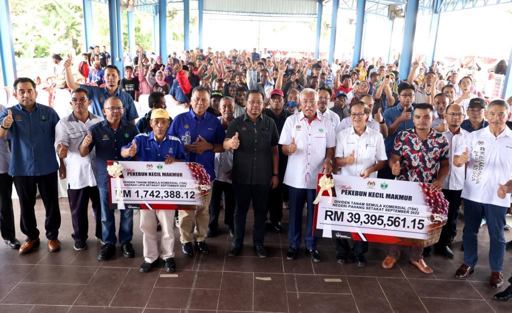 232,000 pekebun kecil getah RISDA layak terima Bantuan Musim Tengkujuh