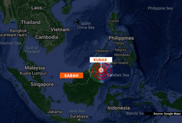 Penduduk Kunak rasai gegaran gempa bumi lemah