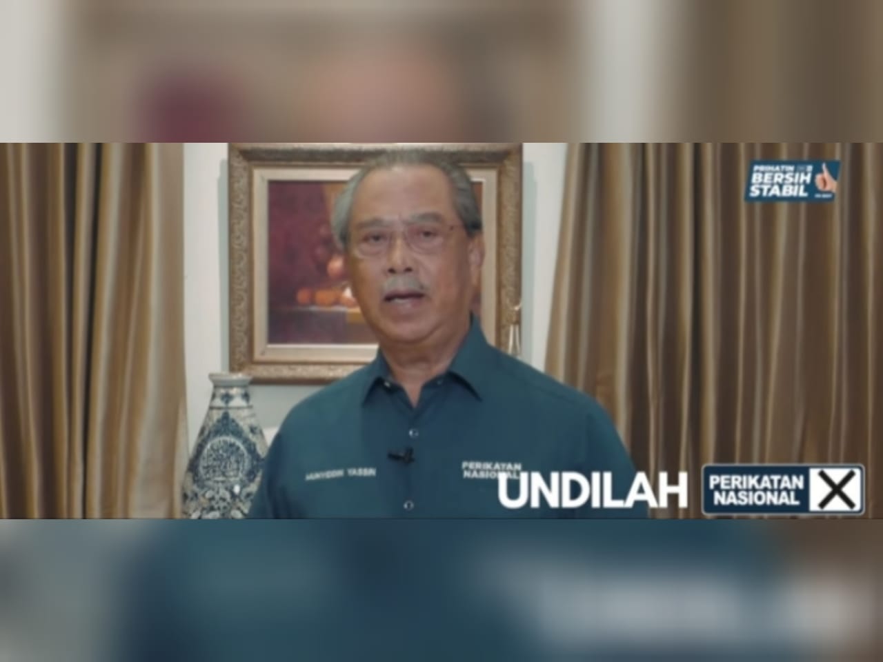 ‘Ajak ahli keluarga, jiran undi PN’, pesan Muhyiddin kepada pengundi