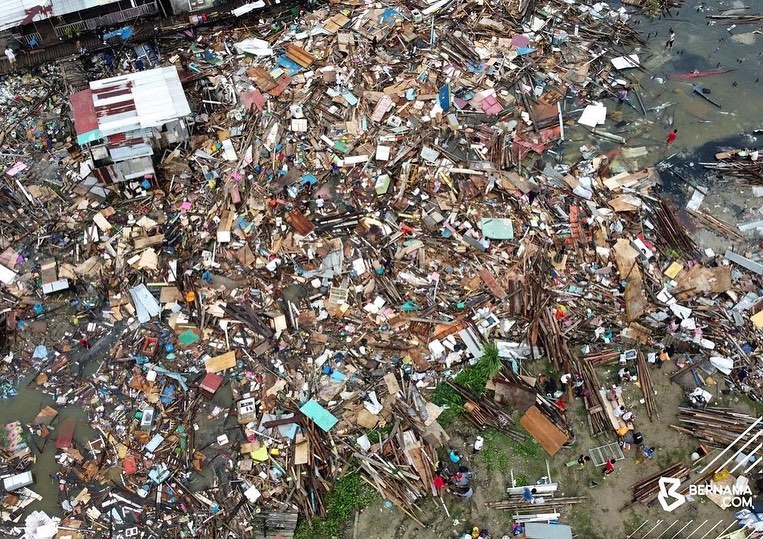 Air pasang besar: Penduduk pesisir pantai Sandakan diminta kosongkan rumah