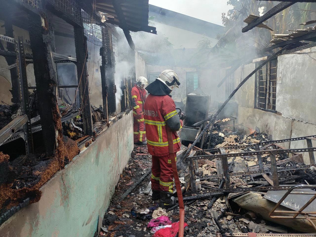 Rumah Persatuan Orang Cacat JB terbakar, penjaga melecur