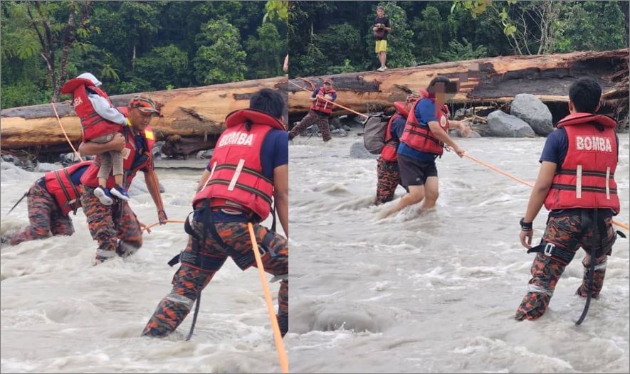 25 orang terperangkap banjir diselamatkan selepas 12 jam