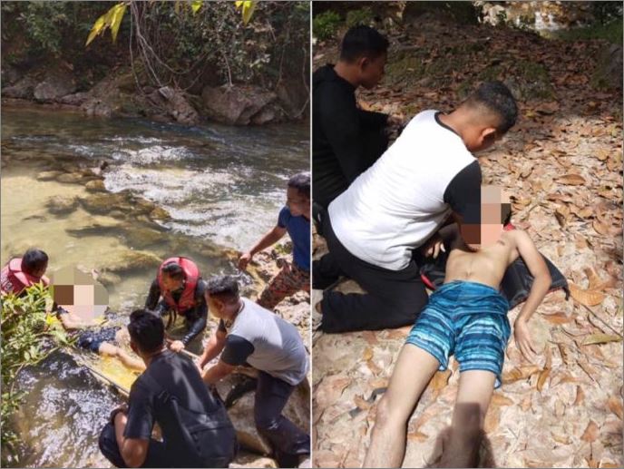 Dua pelajar universiti swasta lemas di Sungai Chiling Peretak