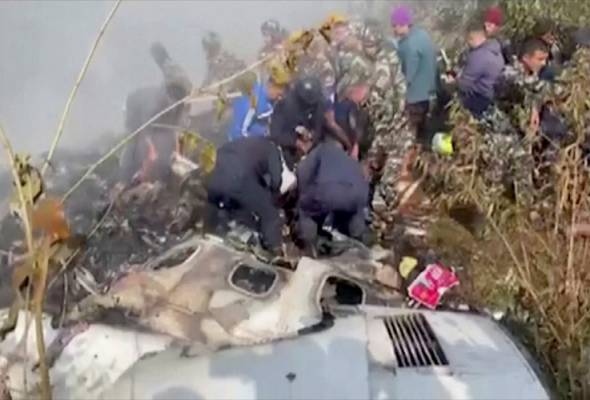 Pesawat terhempas di Nepal, 68 mangsa terkorban