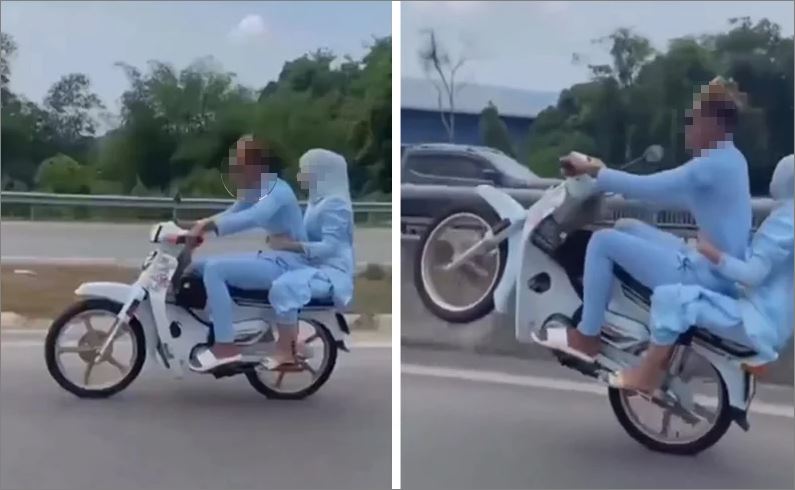 Remaja 17 tahun mengaku salah ‘wheelie’ bersama isteri 16 tahun