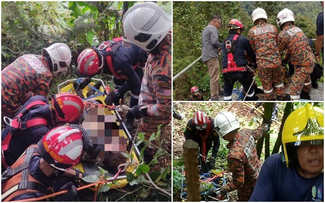 Lelaki maut tergelincir sebelum jatuh ke dalam gang