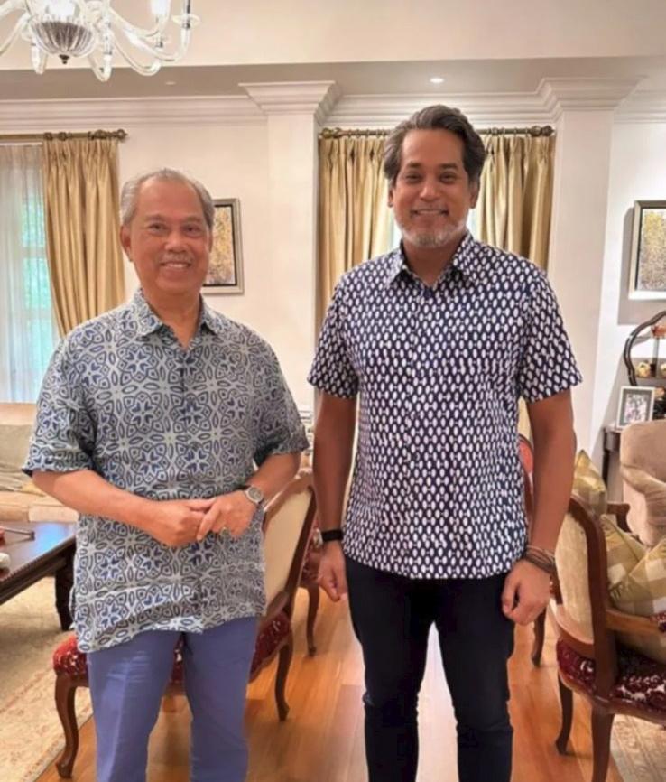 KJ, Muhyiddin tersenyum ketika bertemu, cetuskan tanda tanya